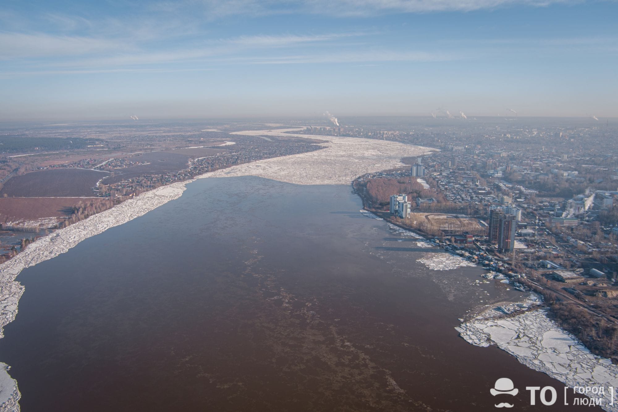 Паводок, Томские новости, уровень воды паводок ледоход интересные новости Томска Уровень воды в Томи в Томске снижается