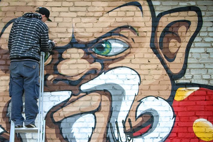 Стенография.Почему Томск не станет столицей стрит-арта