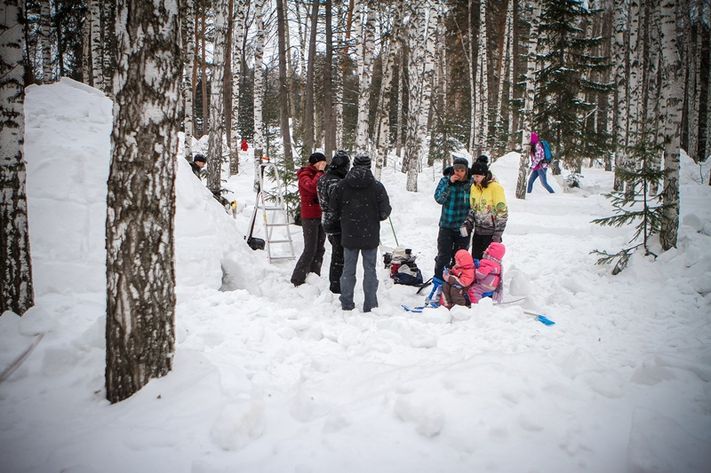 Конкурсы и акции, Фото недели, Фотокалендарь, Фото недели: в Томске прошли соревнования по строительству снежных хижин Фото недели: в Томске прошли соревнования по строительству снежных хижин