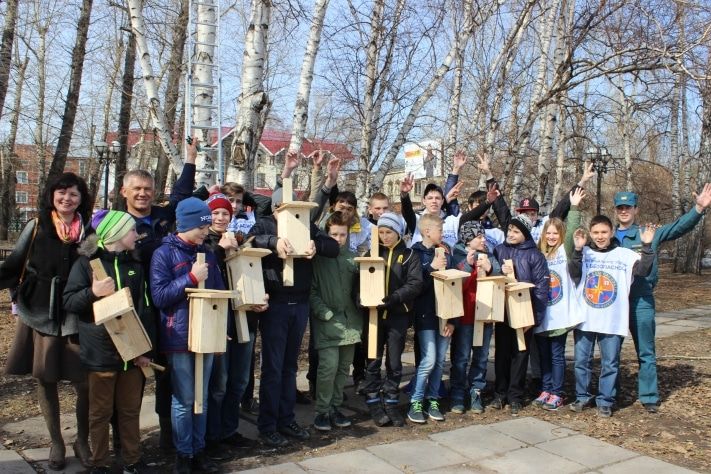 Конкурсы и акции, Томские новости, В Томске на Белом озере установили домики для птиц (ФОТО) В Томске на Белом озере установили домики для птиц (ФОТО)