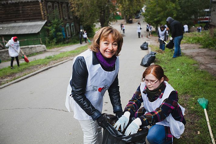 Томские юзергайды.Как вывезти мусор после субботника