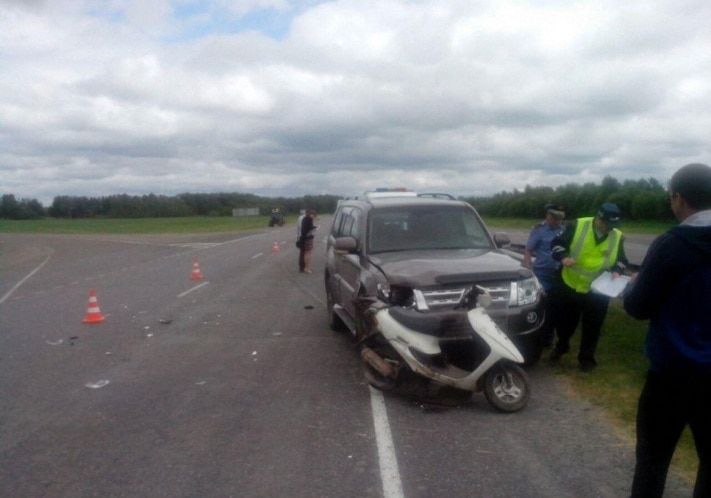 Происшествия, Томские новости, В ДТП на трассе Томск - Колпашево погиб пожилой мопедист В ДТП на трассе Томск - Колпашево погиб пожилой мопедист