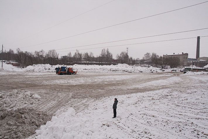 Городское благоустройство, Томские новости, В Томске начали убирать территории снегоотвалов В Томске начали убирать территории снегоотвалов