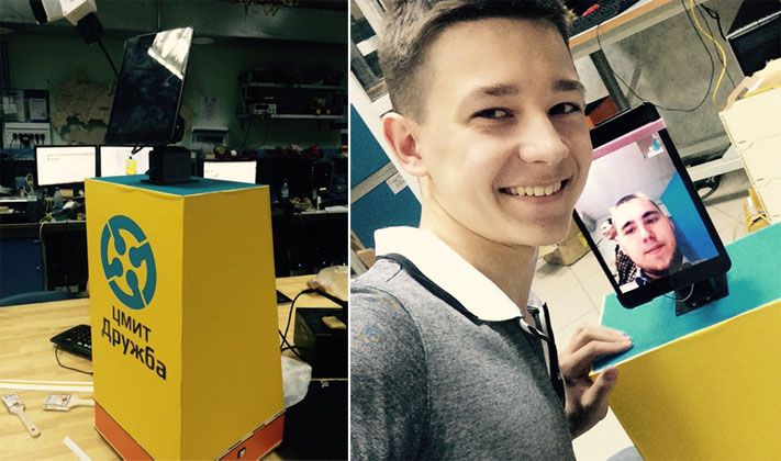 Томские новости, Томские школьники создали робота удаленного присутствия Simmi Томские школьники создали робота удаленного присутствия Simmi