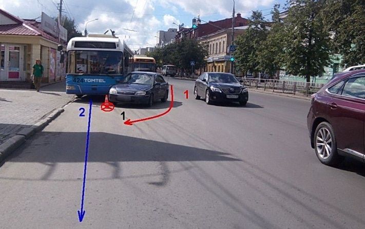 Происшествия, Томские новости, В Томске в ДТП пострадал пассажир троллейбуса В Томске в ДТП пострадал пассажир троллейбуса