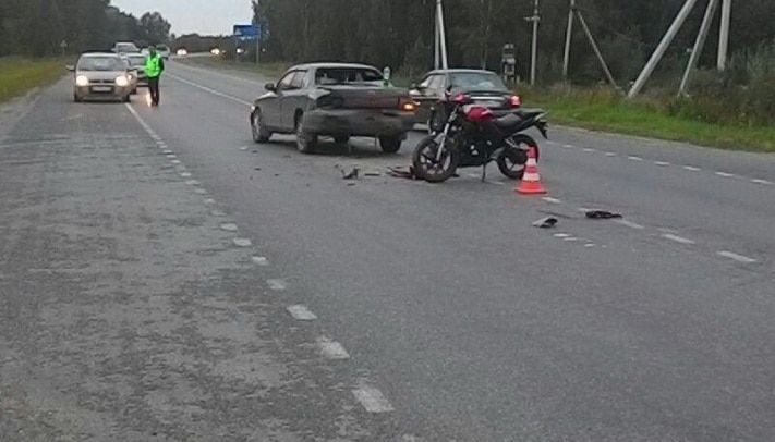 Происшествия, Томские новости, Несовершеннолетний мотоциклист попал в ДТП на трассе Томск - Колпашево Несовершеннолетний мотоциклист попал в ДТП на трассе Томск - Колпашево