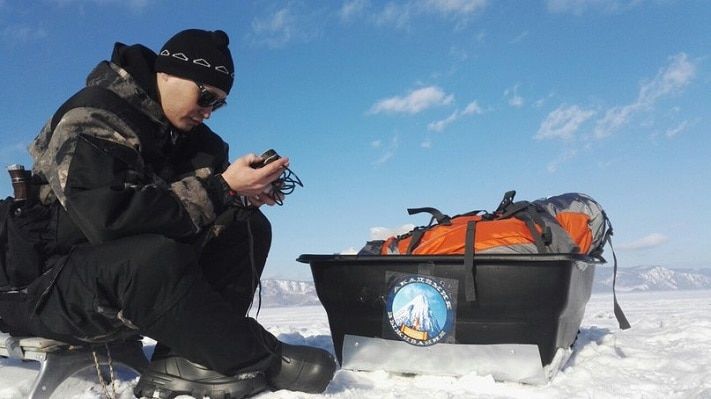 Томские новости, Выпускник из Томска пересек в одиночку Байкал Выпускник из Томска пересек в одиночку Байкал