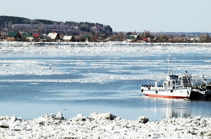 Паводок, Томские новости, Ледоход на Оби пересек границу Томской области Ледоход на Оби пересек границу Томской области