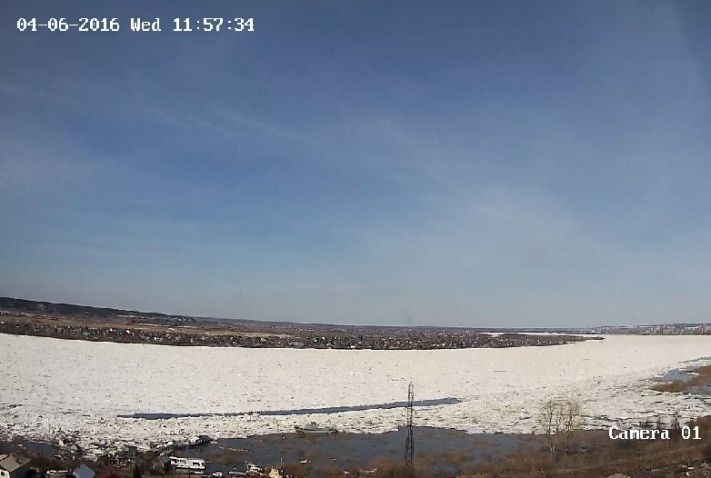 Паводок, Томские новости, Следить за леходом на Томи можно через IP-камеры Следить за леходом на Томи можно через IP-камеры