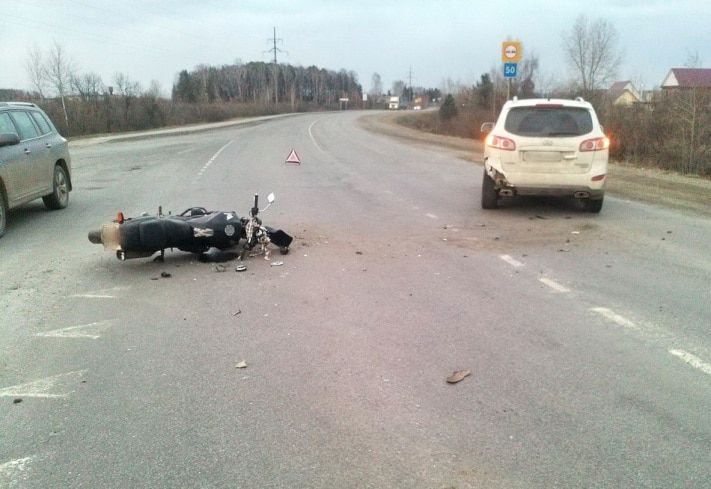 Происшествия, Томские новости, В Томском районе пожилой водитель сбил мотоциклиста В Томском районе пожилой водитель сбил мотоциклиста