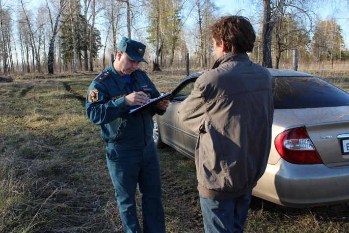 Лесные пожары, Томские новости, В томском селе оштрафовали поджигателя сухой травы В томском селе оштрафовали поджигателя сухой травы