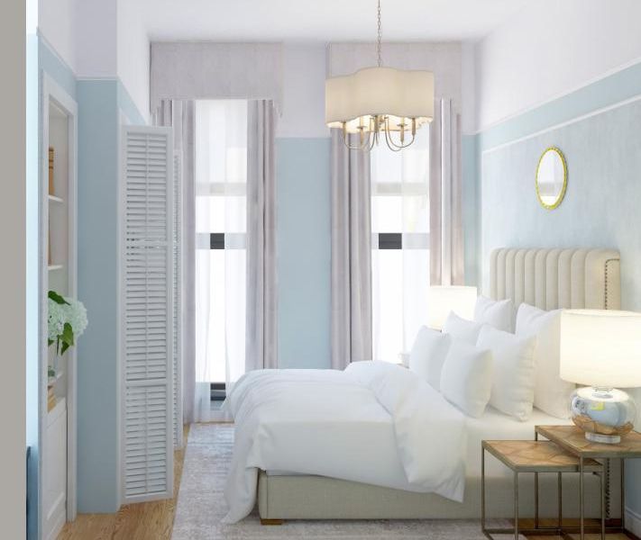 Интерьер недели.Гостевая спальня для родителей: туманное утро Прованса