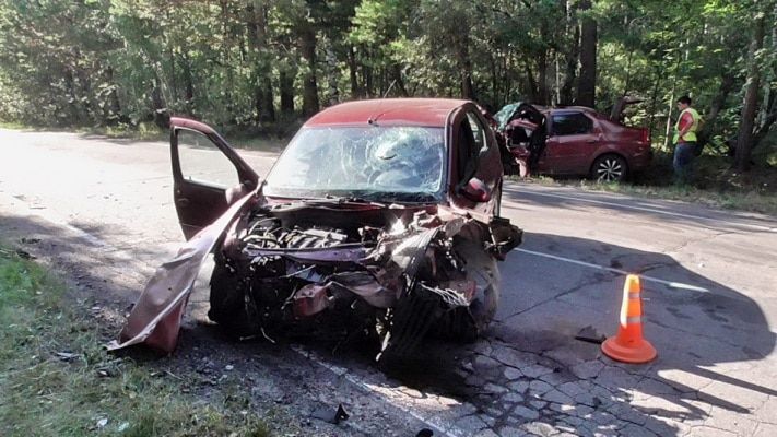 Происшествия, Томские новости, Два человека пострадали при столкновении встречных иномарок в Северске Два человека пострадали при столкновении встречных иномарок в Северске