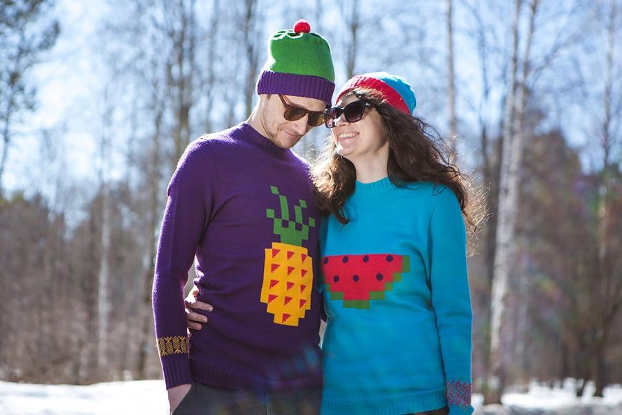 Милый бизнес.Ван Гог и фрукты на свитерах