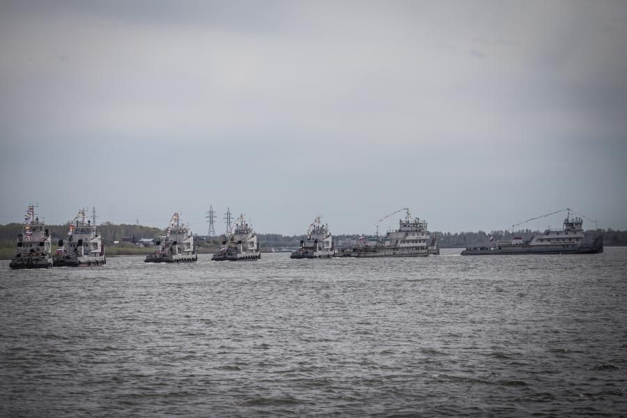 Томские новости, судоходство речфлот навигация плавание суда томское судоходство Строительство Крапивинской ГЭС стабилизирует работу речпорта Томска осенью, но сократит навигацию весной