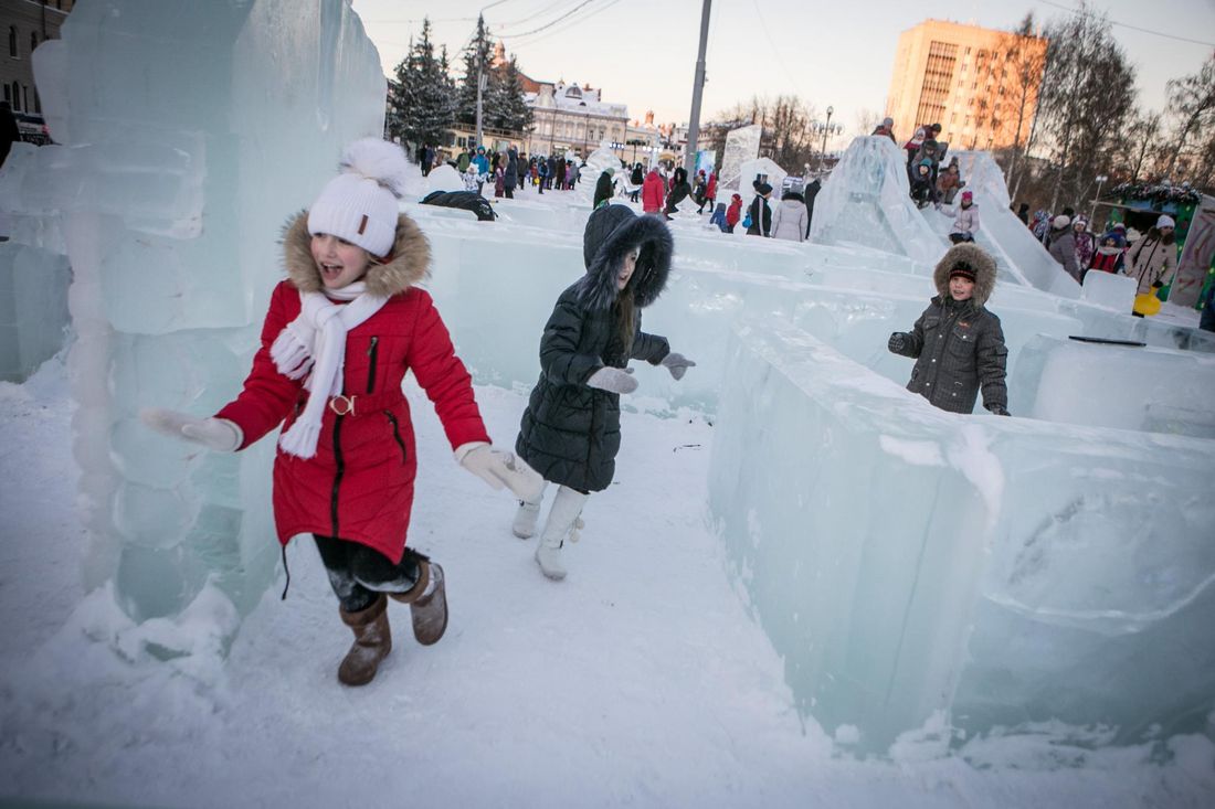 Город, Городское благоустройство, Новый год ❄, Томские новости, Новособорная ледовые городки новый год Возле главных новогодних ёлок Томска обустроят ледовые городки
