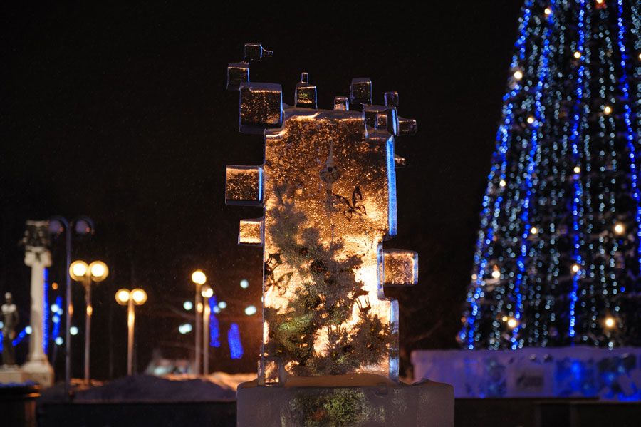 Посмотри! Ёлки, гирлянды, фонтаны: новогодний Томск во всей красе