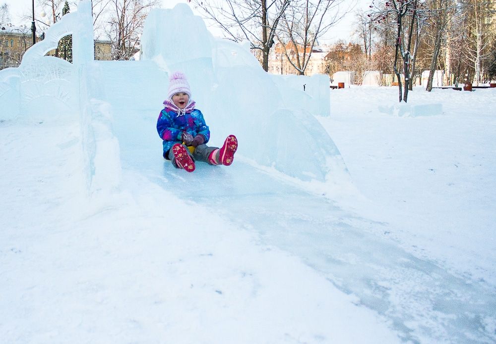 Ново-Cоборная, Новый год ❄, Отдых, Томские новости, каток Новособорная ледовые скульптуры когда откроют покататься с горки в Томске Каток и горки на Ново-Соборной в Томске откроют завтра