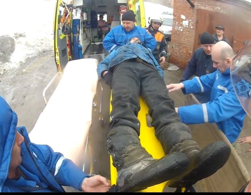 Происшествия, Томские новости, падение Иван Темерев ТО ПСС поисково-спасательная служба В Томске рабочий упал с высоты нескольких этажей (ФОТО)