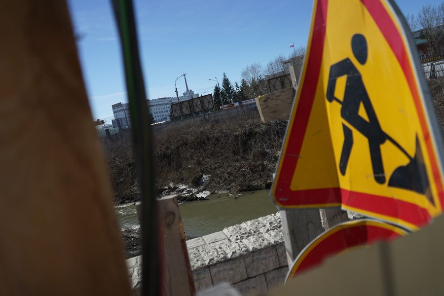 Городское благоустройство, Градостроительная политика, Исторический центр, Томские новости, работы строительство Ушайка томские набережные восстановление раскопки в центре Томска Строительство на Набережной Ушайки в Томске планируют закончить в 2020 году