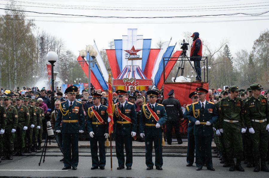 День Победы, Томские новости, парад победы День Победы 9 мая парад-шествие Парад Победы прошел в Томске (ФОТО)