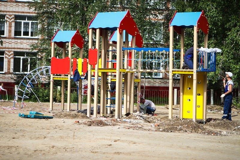 Томские новости, Томскнефть ВНК, Томскнефть Стрежевой площадки дети В Стрежевом построят три новых детских площадки