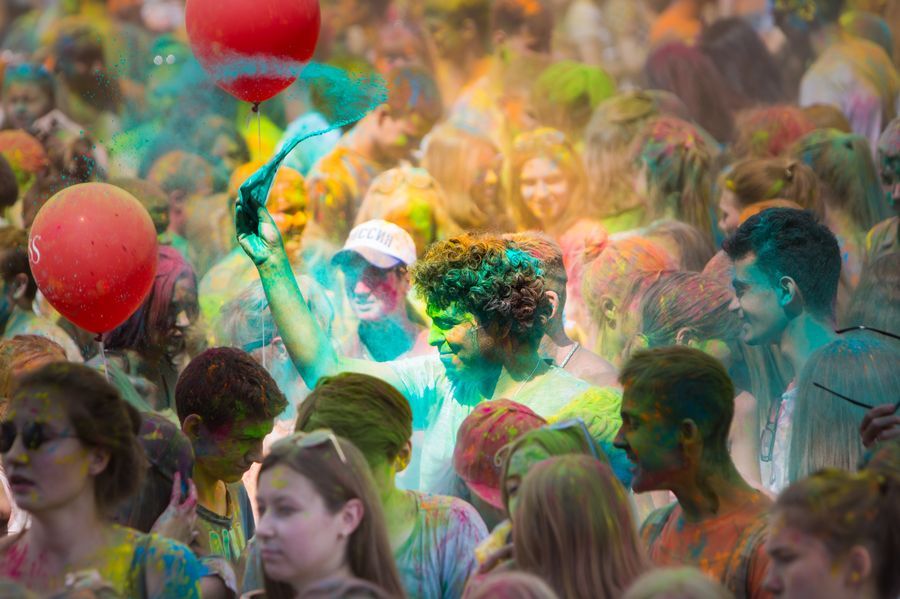 Конкурсы и акции, Отдых, Томские новости, фестиваль красок фотографии праздник краски Белецкая Фестиваль красок в Томске (ФОТО)