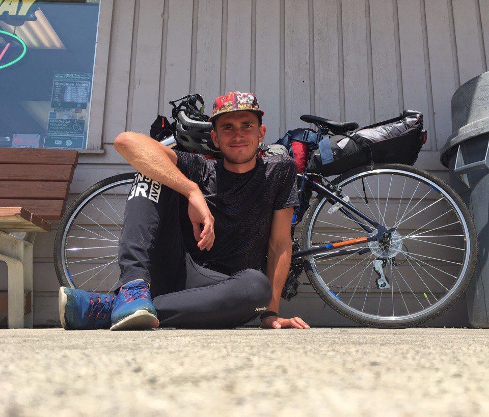 Томские новости, Томские путешественники, путешественник США проехал Work & Travel Томич пересек США на велосипеде и автостопом