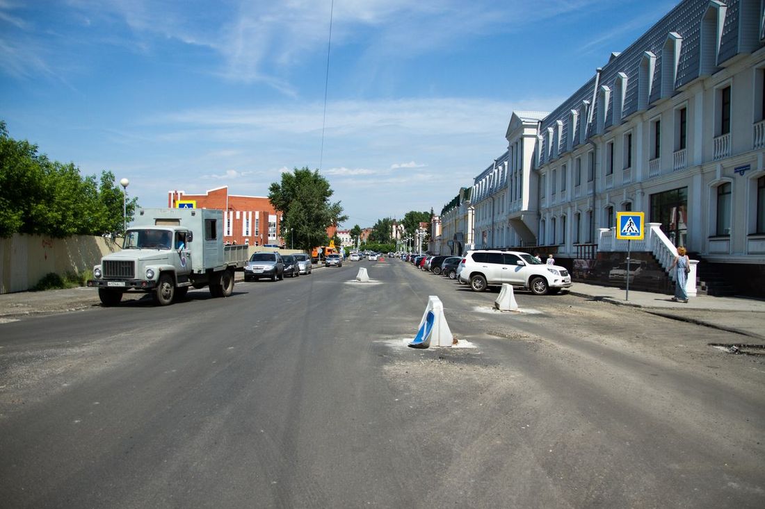 Дороги, Томские новости, ремонт дороги асфальт укладка дорожные работы перекрытия схемы объезда Томск выполнил федеральную дорожную программу на 90%