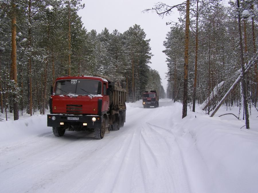 Томские новости, томскнефть внк зимники дороги На Севере Томской области заработали зимники