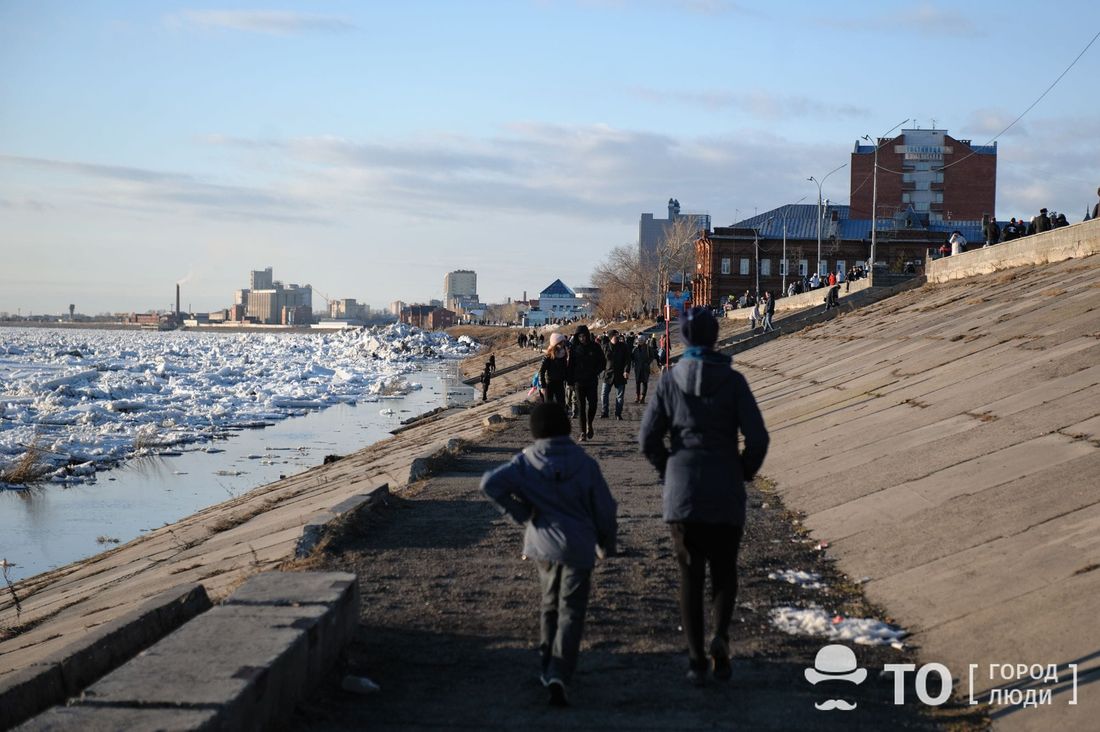 Паводок, Томские новости, паводок половодье затопили наводнение в Томской области смыло Вскрытие Томи в черте Томска ожидается 10 апреля