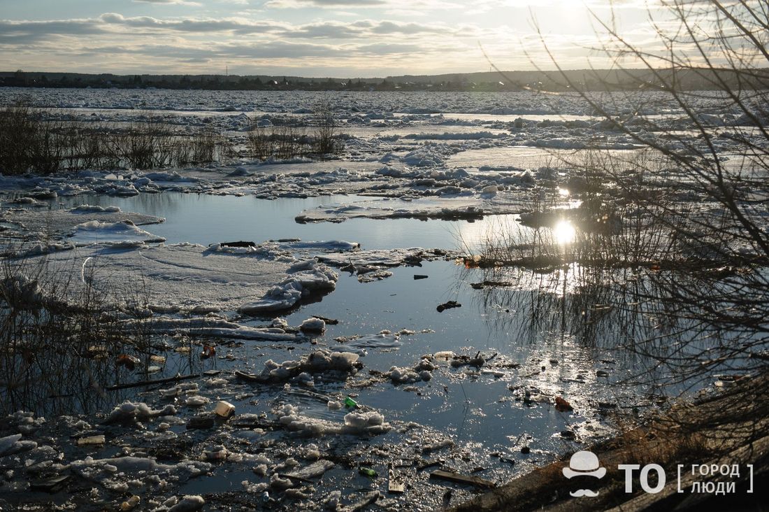 Паводок, Томские новости, ледоход паводок речной вокзал ледоход Голова ледохода дошла до Речного вокзала Томска