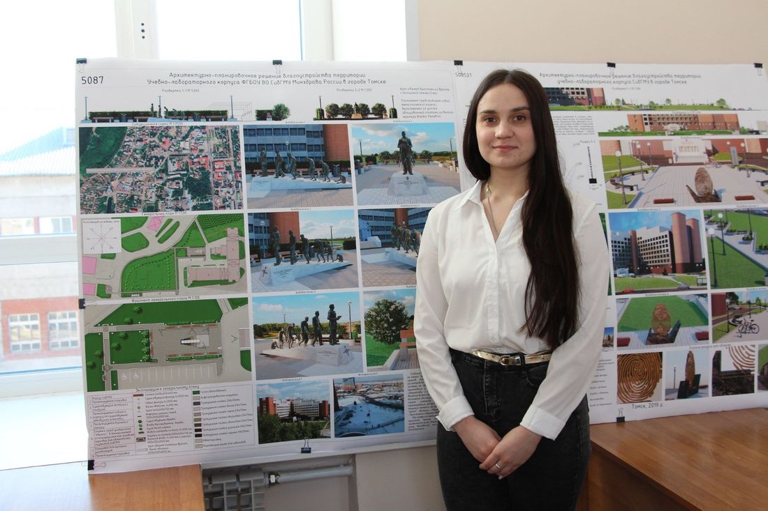 ТГАСУ, Томские новости, проект памятник для вуза ТГАСУ СибГМУ Молодые дизайнеры ТГАСУ представили проекты для СибГМУ