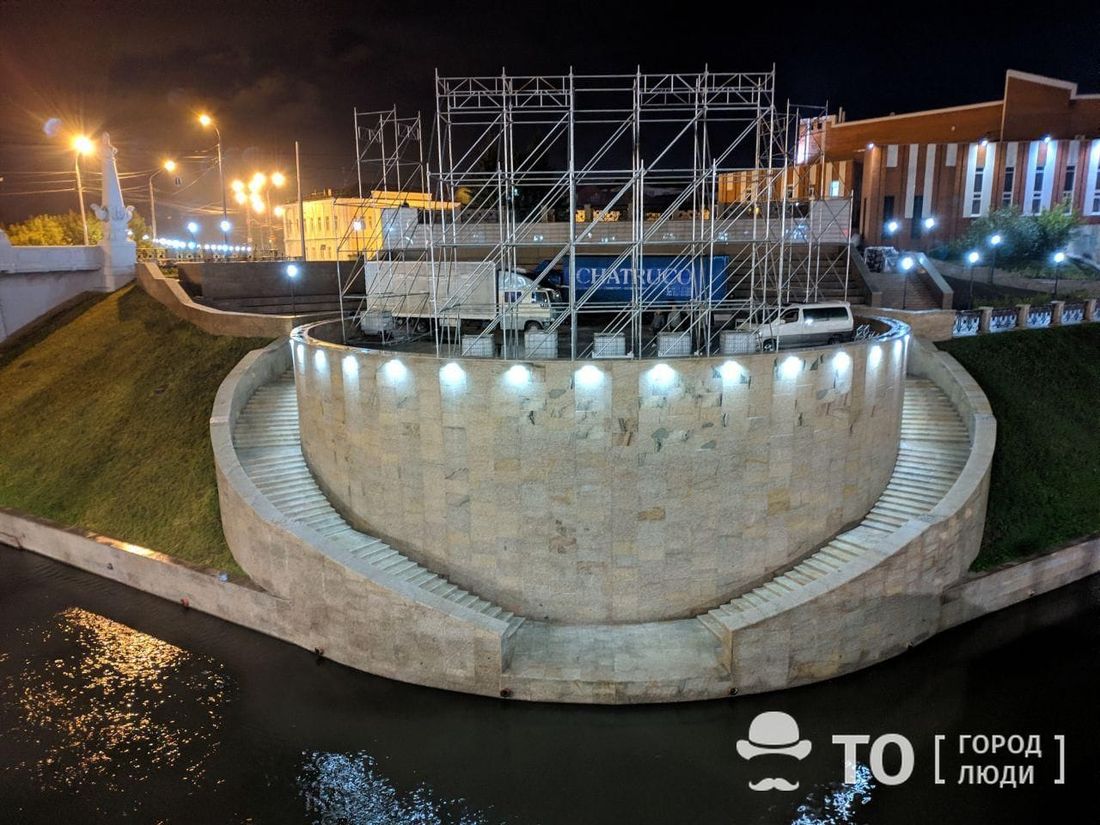 Город, Томские новости, концерт набережная Ушайки выступление когда откроют наберженую работы на набережной в центре города Сегодня на обновленной набережной Ушайки пройдет первый концерт