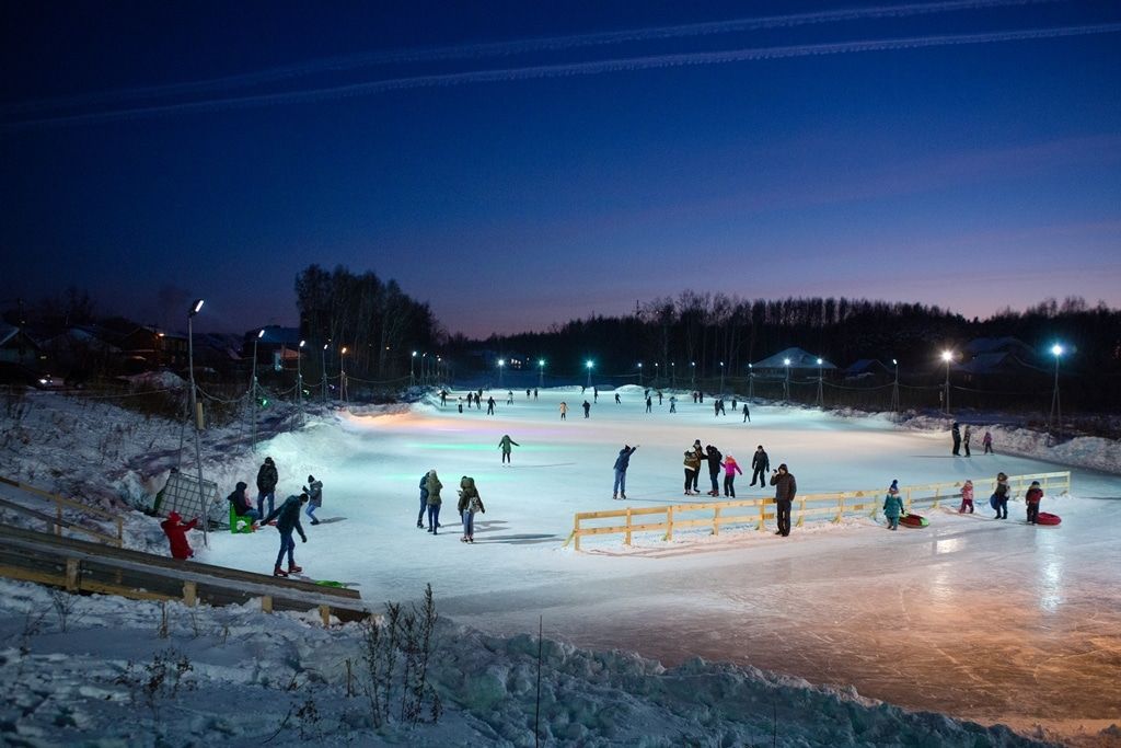 Культура в Томске, Спорт, Спорт в Томске, ТГУ, Томские новости, каток катки томска прокат коньков куда сходить в томске зимние развлечения Один из самых больших природных катков откроется в Томске