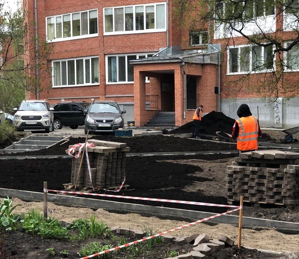 Городское благоустройство, Томские новости, ремонт капитальный ремонт благоустройство В Томске начался капремонт дворовых территорий
