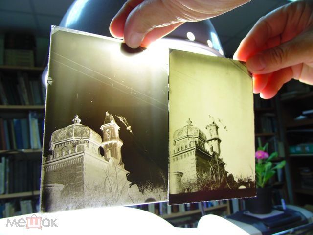 Краеведение, Томские новости, томск негатив минарет красная мечеть На интернет-аукционах появился негатив, запечатлевший момент разрушения минарета Красной мечети в Томске в 1931 году