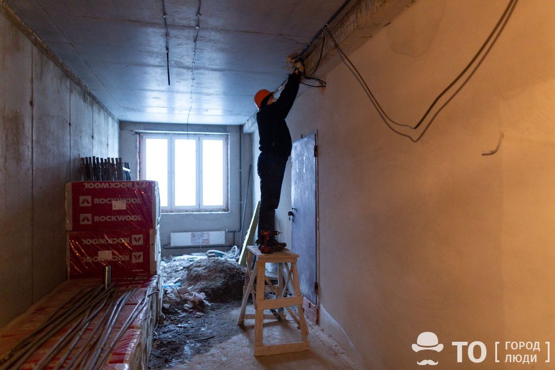 Медицина и здоровье, Недвижимость и строительство, Социальная сфера, Томские новости, строительство онкодиспансер хирургический корпус стройка онкодиспансер Работы в хирургическом корпусе томского онкодиспансера закончат до 20 декабря