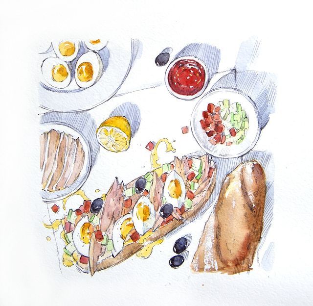 Книги, Культура в Томске, Томские новости, художник Авдеев картинки рисунки иллюстрации Томский художник нарисовал иллюстрации для книги рецептов одной французской пары