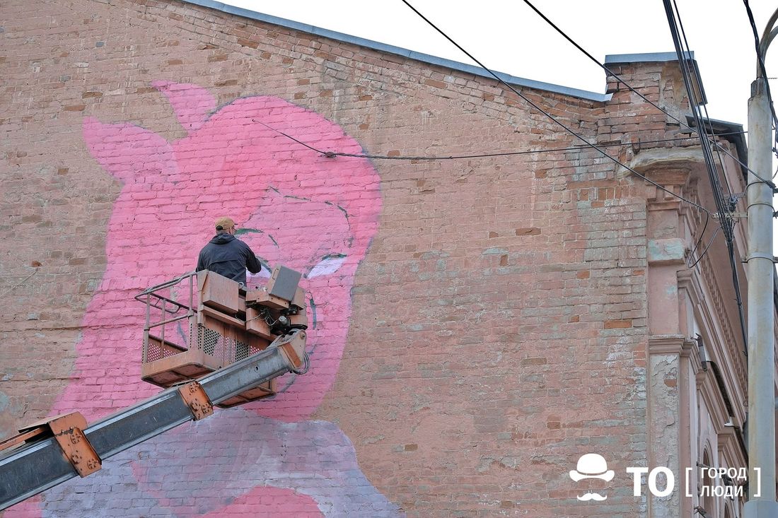 Культура в Томске, Томские новости, мурал мураль стритвижн мероприятия Большая часть муралов в рамках Street Vision будет закончена в следующем году