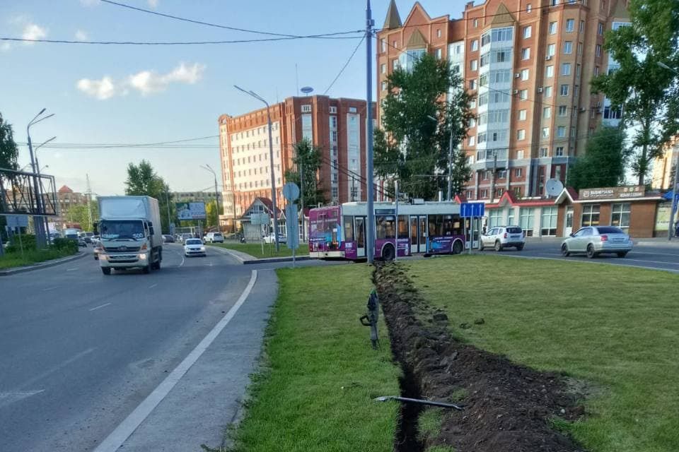 Градостроительная политика, Дороги, Томские новости, Томск Богашевский тракт площадь Южная подрядчик безопасность дорога переход В районе пл. Южной в Томске оборудуют пешеходный переход