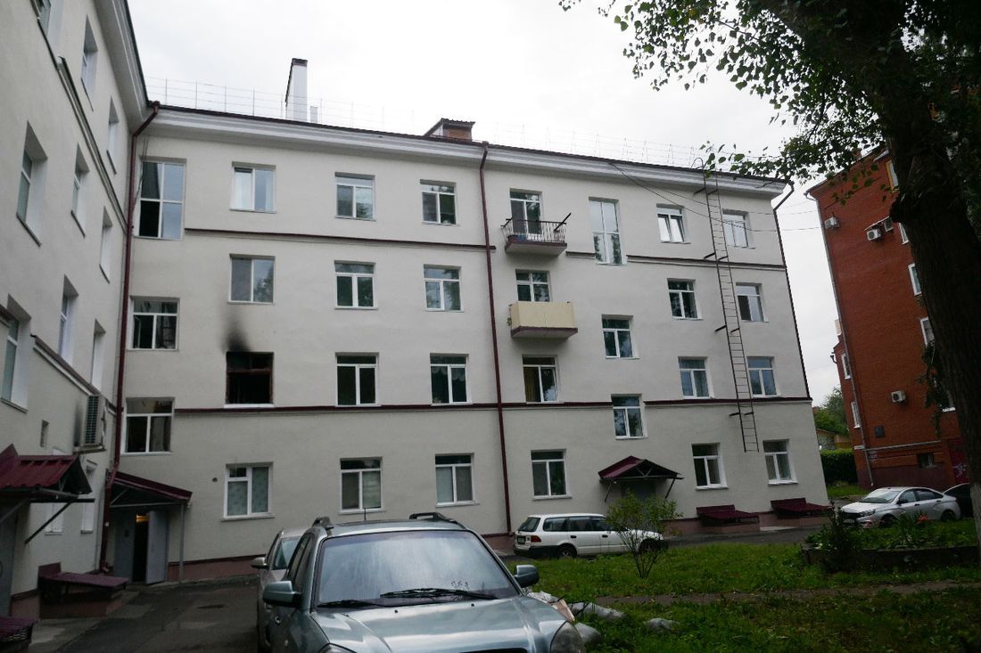 Происшествия, Томские новости, Томск МЧС пожар возгорание погиб дым дом При пожаре на Кузнецова, 1 в Томске погибла женщина