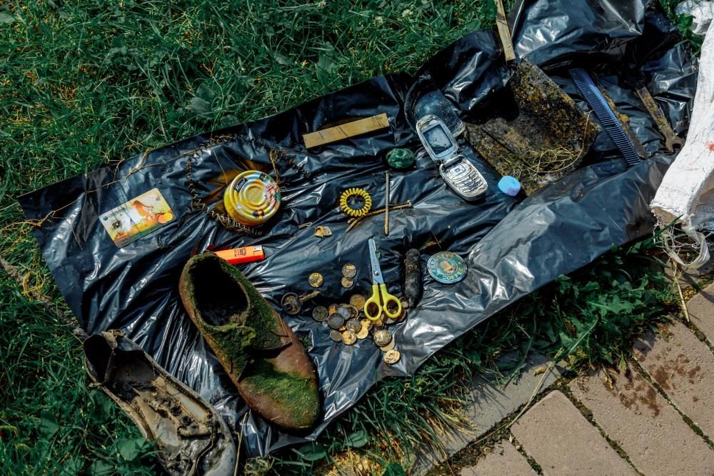 Городское благоустройство, Погода и природа, Томские новости, Томск Белое озеро аквалангисты мусор очистка Томские дайверы подняли со дна Белого озера пять мешков мусора