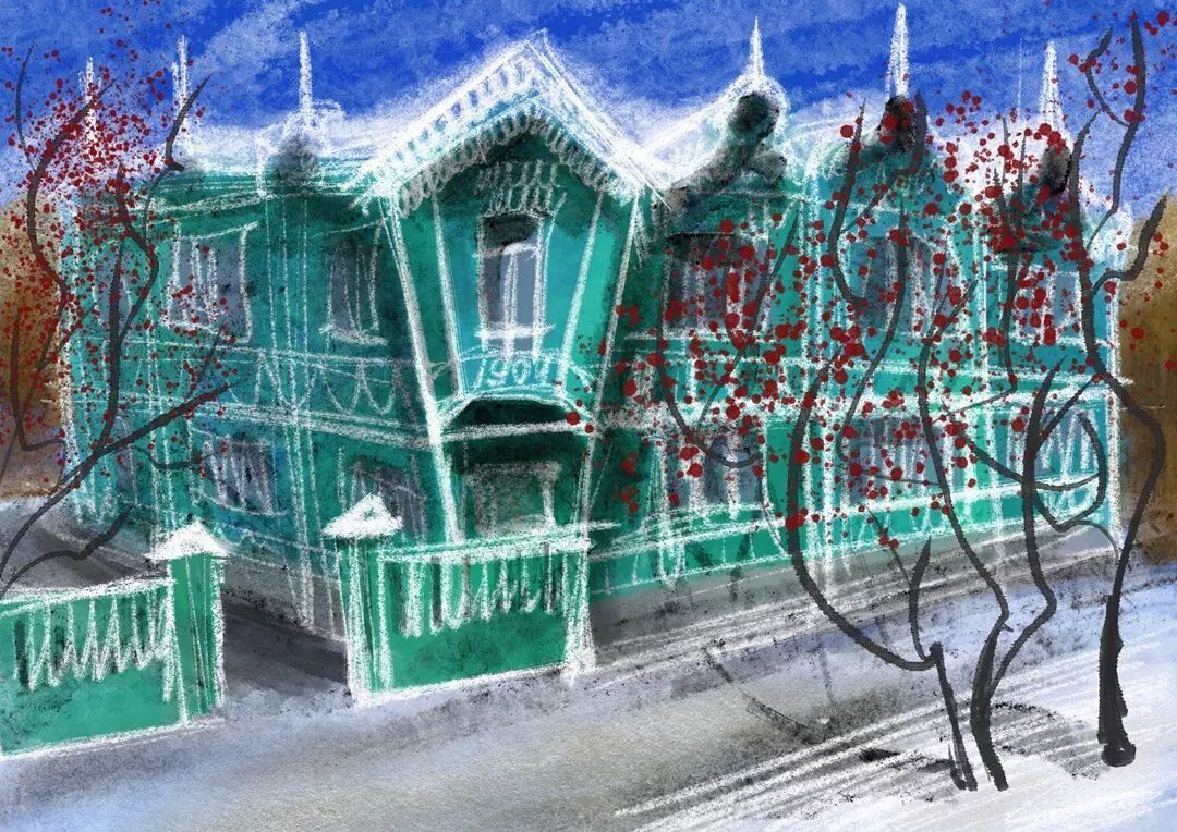 Деревянная архитектура, Креативный город, Профессорская квартира, Томские новости, памятник архитектуры новость интересное томск дом с драконами профессорская квартира куда сходить в Томский музей «Профессорская квартира» издал открытки, посвященные деревянному зодчеству