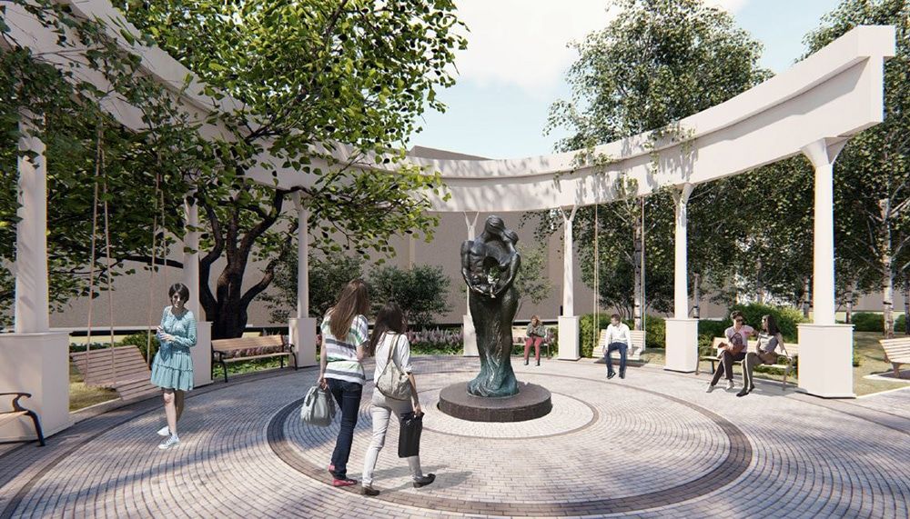 Город, Городское благоустройство, Жизненное пространство, Зелень в городе, Отдых, Томские новости, Томск сквер семейные узы благоустройство детская площадка городская среда зона отдыха В томском сквере «Семейные узы» появятся детская площадка и зона отдыха