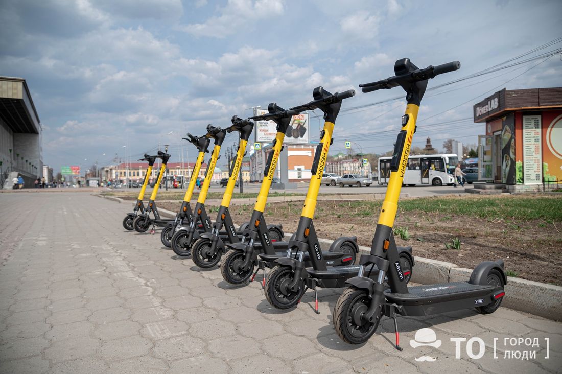 Город, Томские новости, дороги разметка электросамокаты оборудование Площадки для электросамокатов оборудуют в Томске