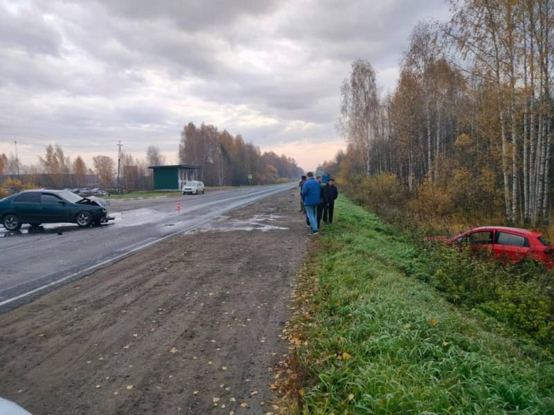 Происшествия, Томские новости, авария ДТП врезались пострадали сводка происшествий жесть Томска интересные новости Две иномарки столкнулись на трассе под Томском