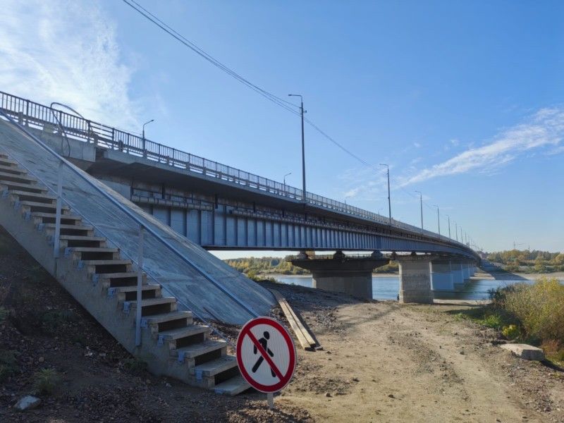 Дороги, Томские новости, Коммунальным мост общественный транспорт движение интересные новости Томска К воскресенью в Томске откроют съезд с Коммунального моста на Московский тракт