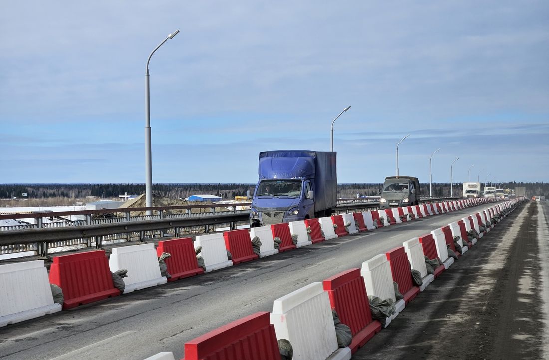 Дороги, Томские новости, движение транспорт дороги интересные новости Томска схема проезд ограничение перекрытие график В Томском районе схема движения на Северном мосту через Томь изменена из-за ремонта