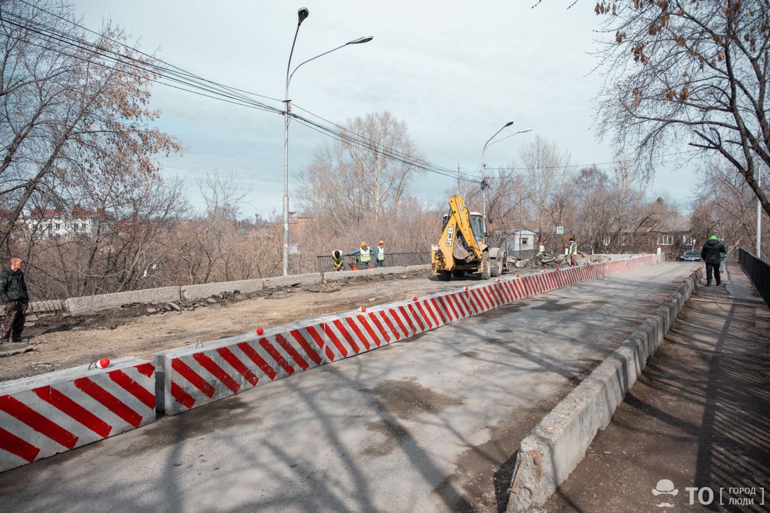Город, Исторический центр, Томские новости, мост дороги интересные новости Томска В Томске начался ремонт Аптекарского моста